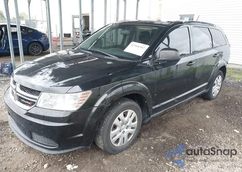 2014 Dodge Journey American Value Pkg z USA, uszkodzony, nr VIN 3C4PDCAB2ET132983
